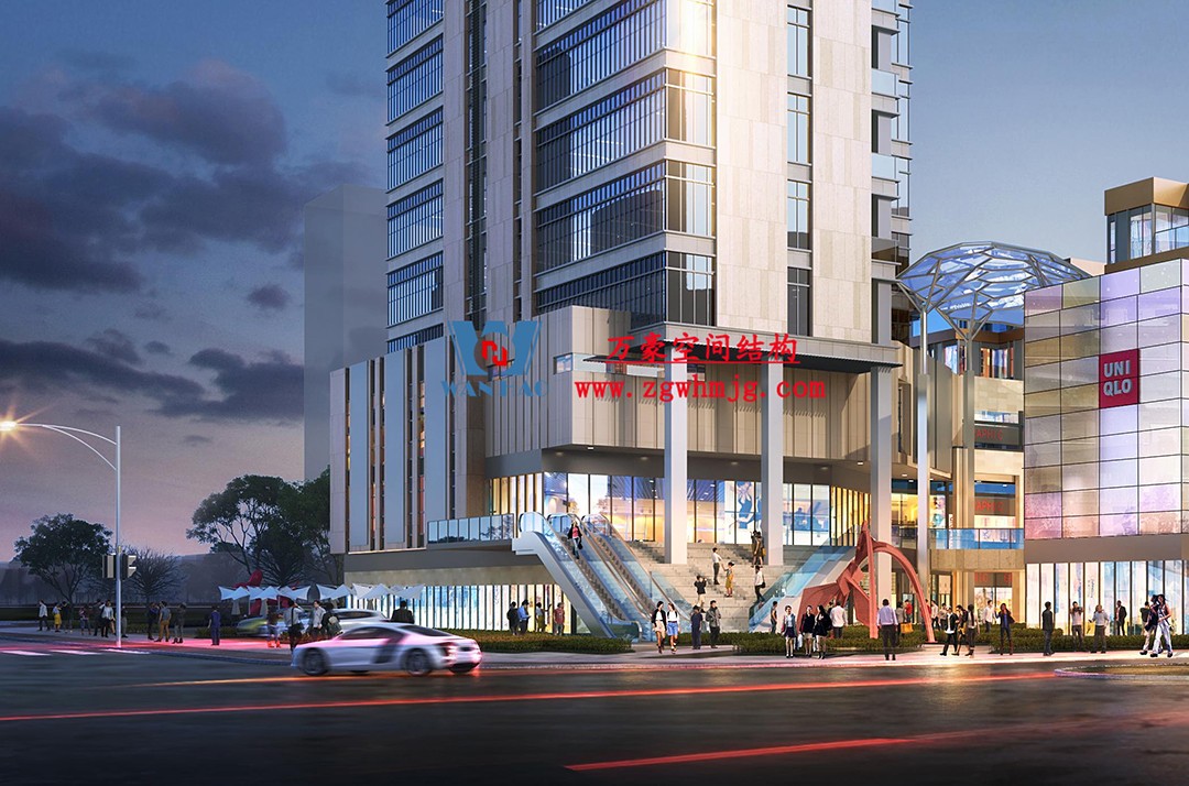 賦含夢幻色彩的商業(yè)街膜結(jié)構(gòu)天幕，即將閃亮登場！