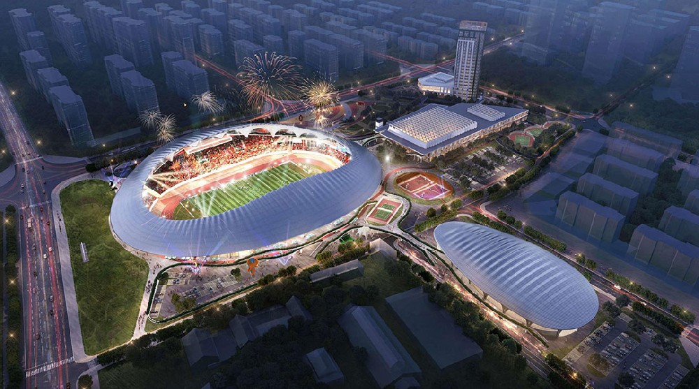 匠心筑就文精品工程，蓬萊體育場建設全速推進