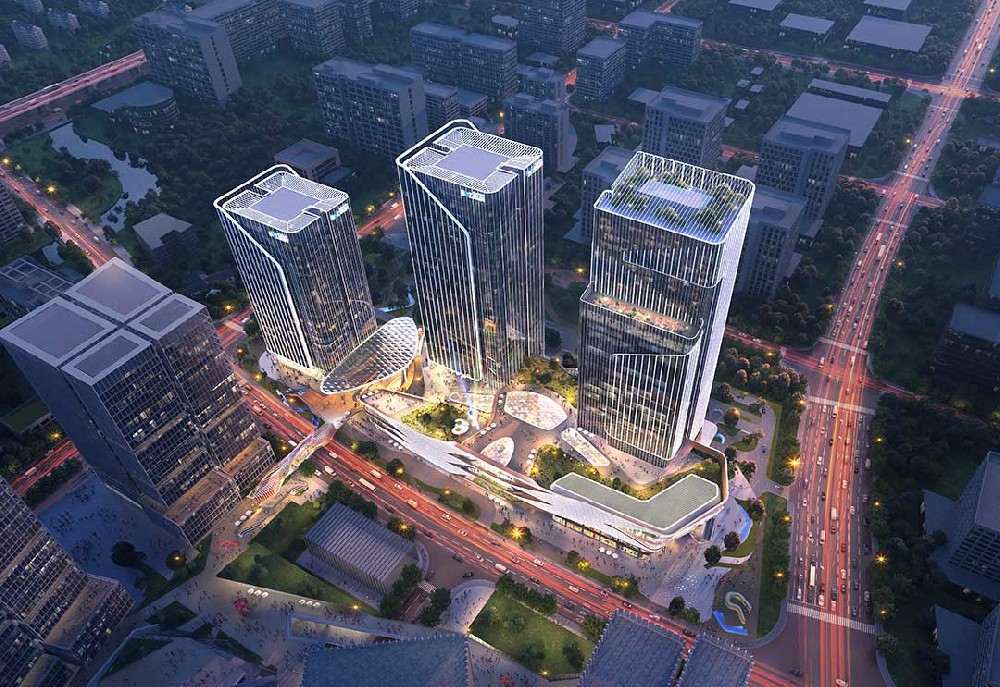 上海集成電路設(shè)計產(chǎn)業(yè)園 ETFE 氣枕膜結(jié)構(gòu)完美收官