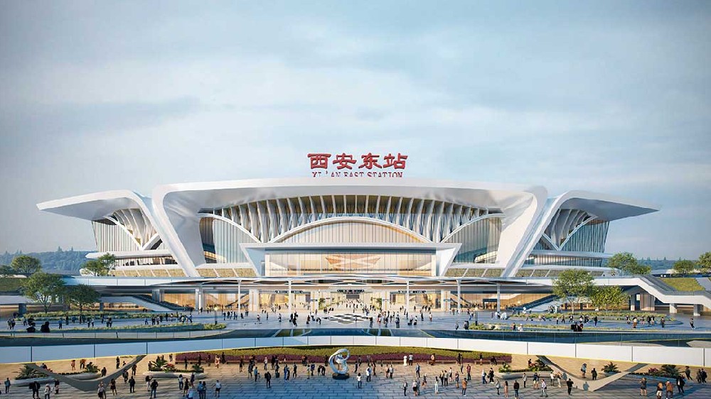 浙江萬豪集團中標站前廣場ETFE氣枕膜結構雨棚工程